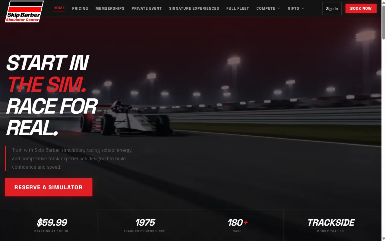 Skip Barber · Live today