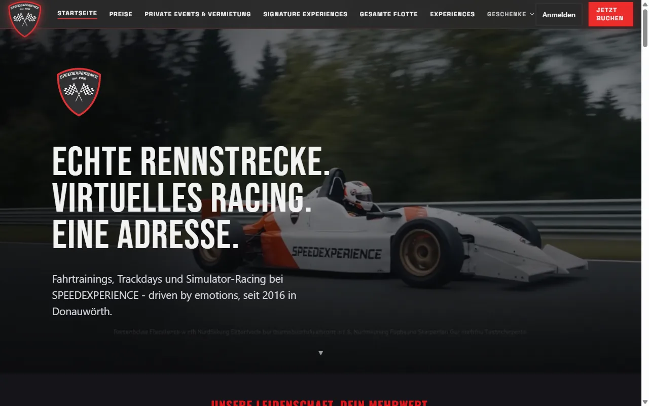 Speed Experience · Live today